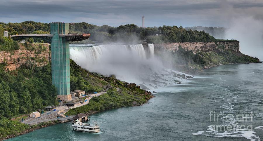 Niagara Falls US Viewing Tower Photograph by Adam Jewell