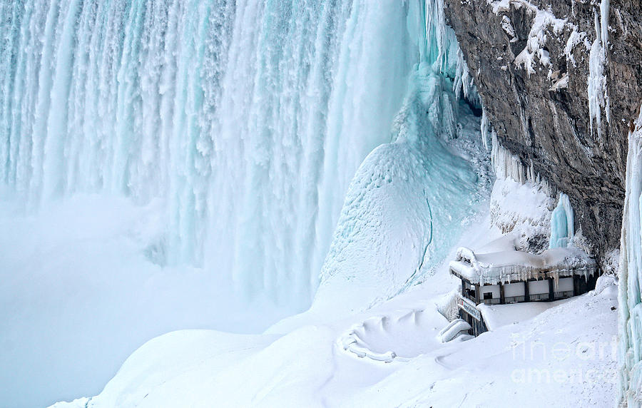 Winter Photograph - Niagara Falls Winter Secret by Charline Xia
