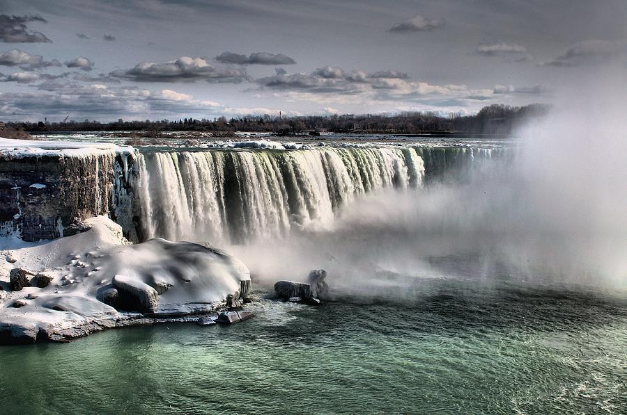 Niagara Falls with ice Photograph by Douglas Pike