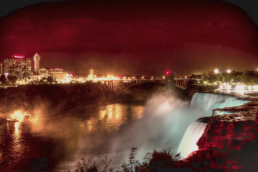 Niagara Nocturne Photograph by William Fields