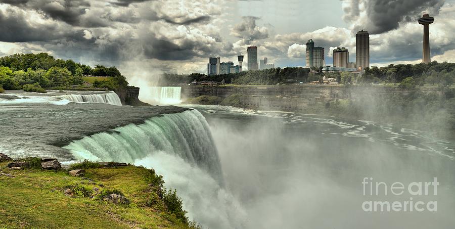 Niagara Panorama From The US Tower Photograph by Adam Jewell