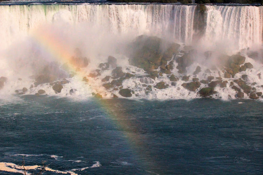 Niagara rainbow Photograph by Eti Reid