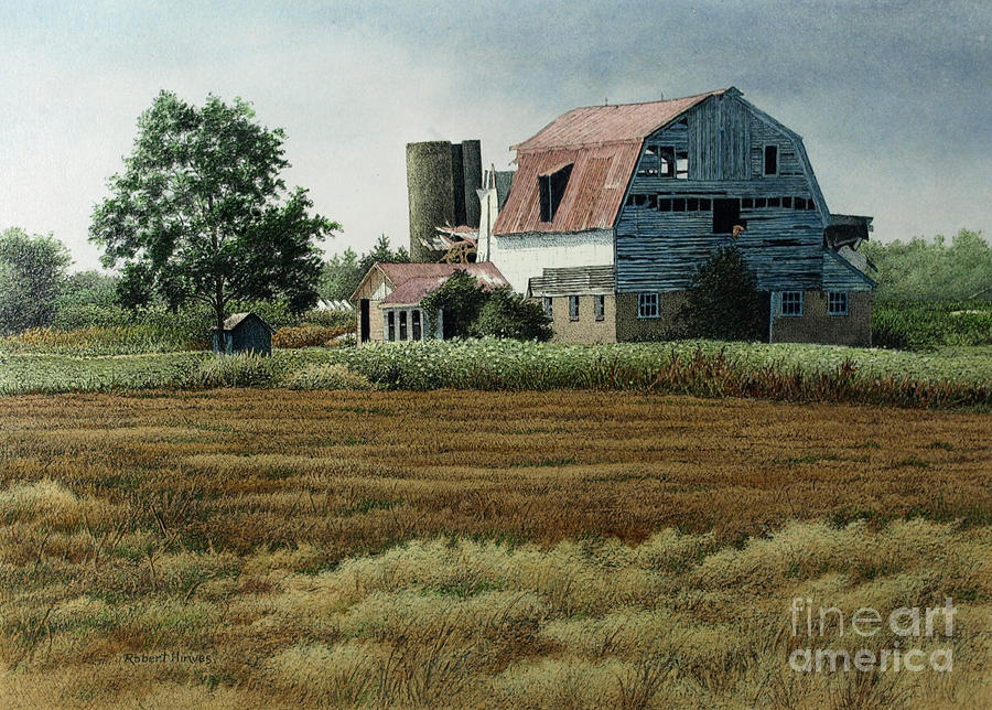Niagara Region Farm II Painting by Robert Hinves