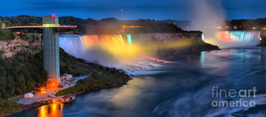 Niagara River Panorama Photograph by Adam Jewell