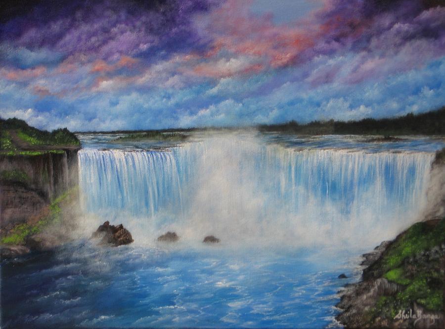 Niagra Falls Painting by Sheila Banga