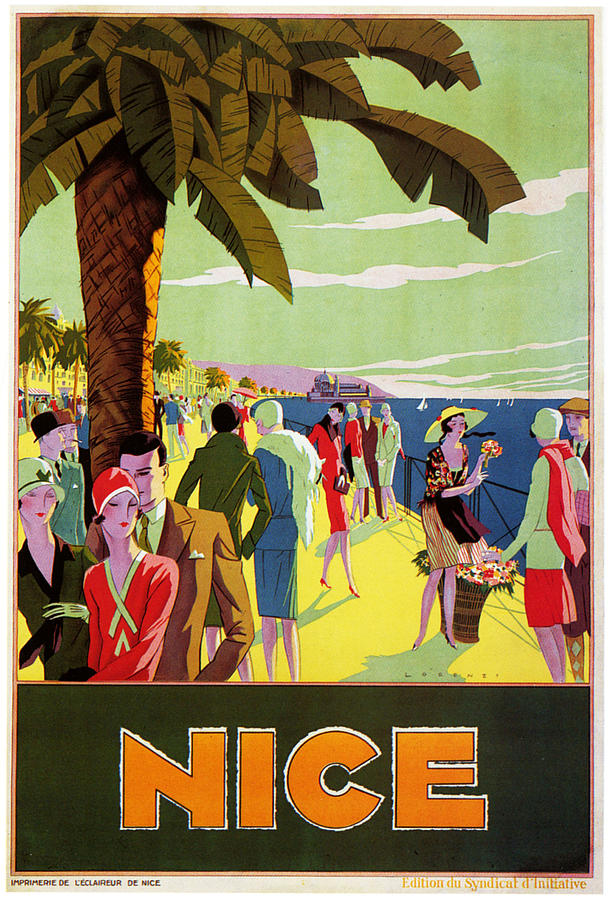 Nice 1926 Digital Art by Georgia Clare