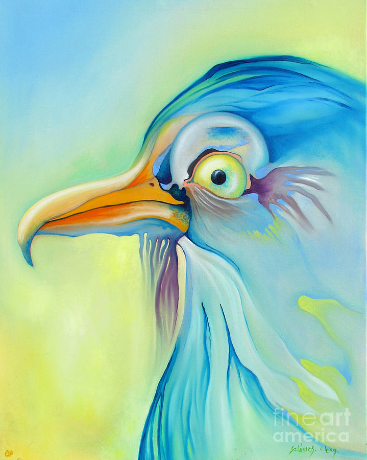 Nice bird Painting by Alexa Szlavics