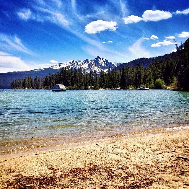 Mountain Photograph - Nice Day At The #pond. #redfish #idaho by Cody Haskell