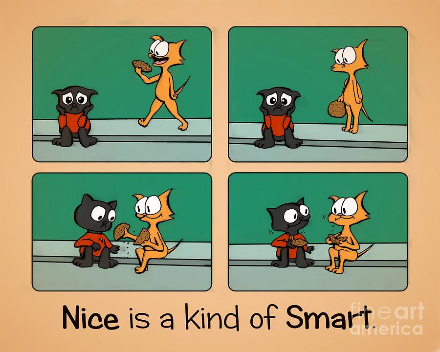 Nice is a Kind of Smart Drawing by Pet Serrano