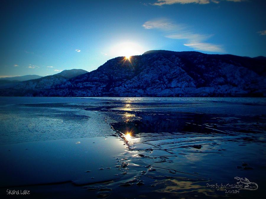 nICE SunSetting Skaha Lake Photograph by Guy Hoffman