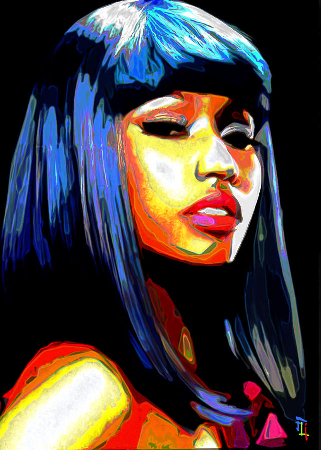 Nicki Minaj Painting by Fli Art - Fine Art America
