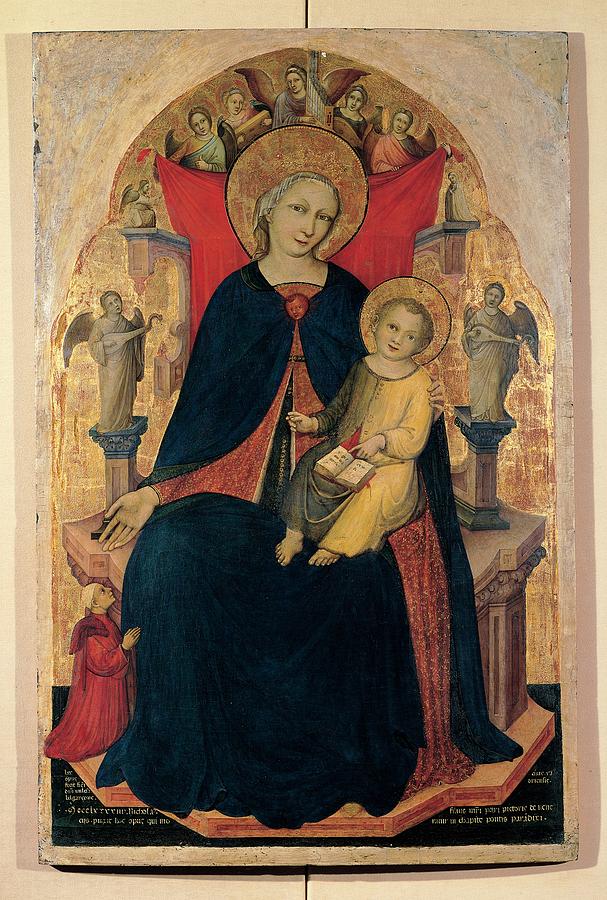 Madonna Photograph - Nicol Di Pietro, Altarpiece by Everett