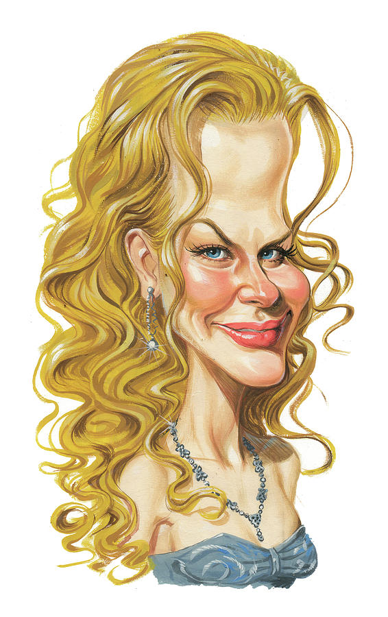 Nicole Kidman Painting by Art  