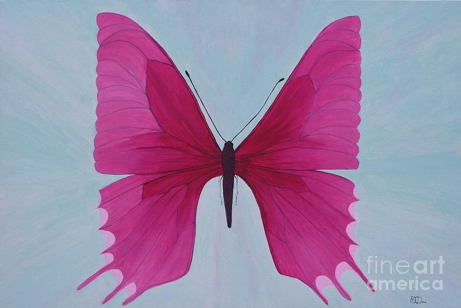 Butterfly Painting - Nicoles Butterfly by Richard Dotson