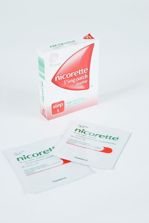 Nicorette Nicotine Patches Photograph by Gustoimages/science Photo Library