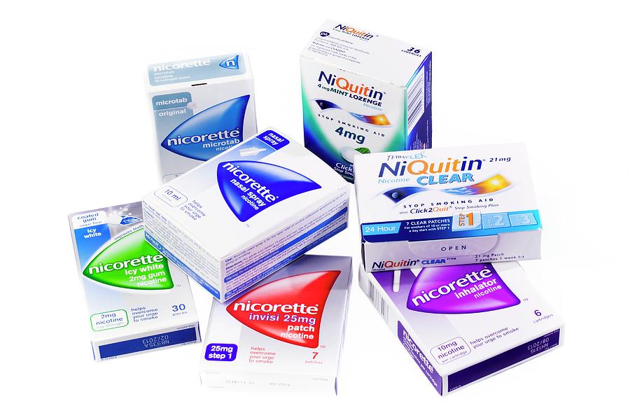 Nicotine Replacement Products Photograph by Saturn Stills/science Photo Library