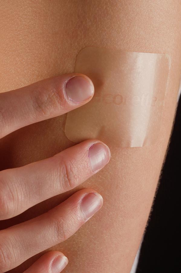 Nicotine Skin Patch Photograph by Saturn Stills/science Photo Library