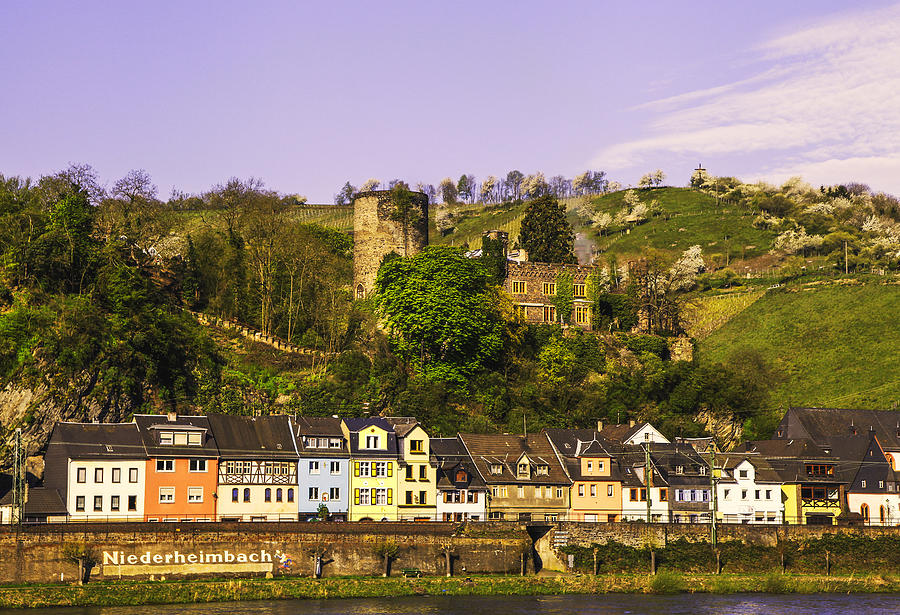 Niederheimbach on the Rhine Photograph by James Bethanis