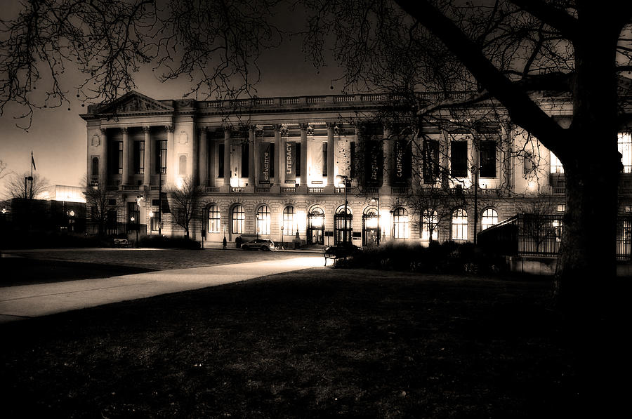 Night at the Library II Photograph by Robert Culver