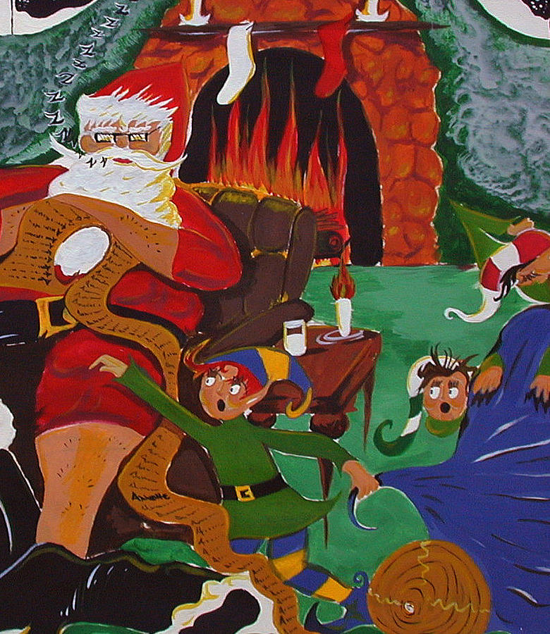 Marvel Painting - Night Before Christmas  by Jazzboy