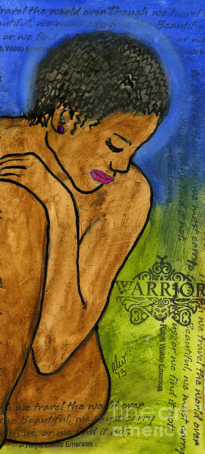 Night Before My FIGHT for Life Painting by Angela L Walker
