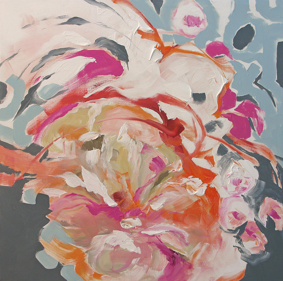 Night Bloom Painting by Linda Monfort