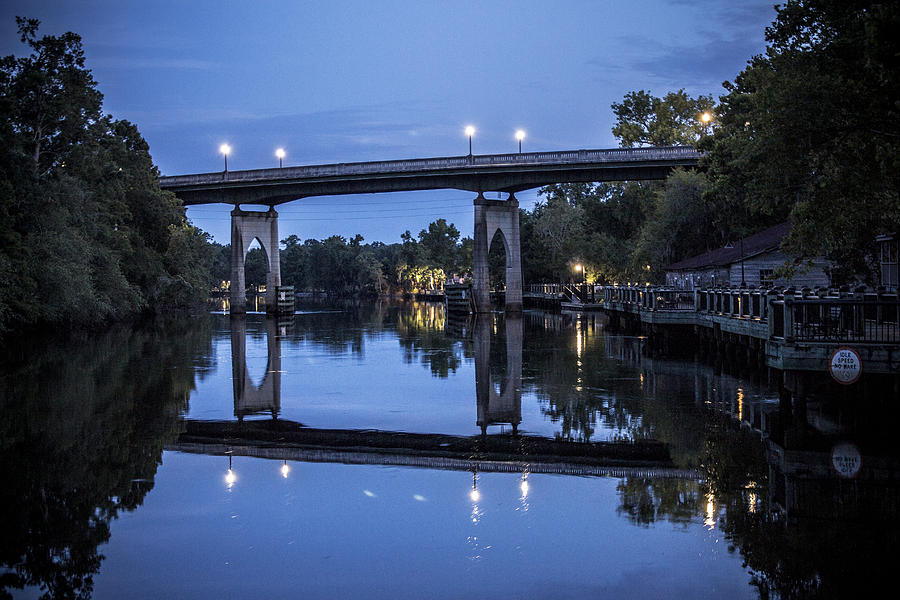 Night Bridge Photograph