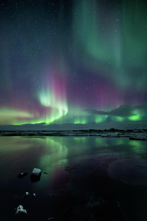 Night Color Photograph by Friðþjófur M.