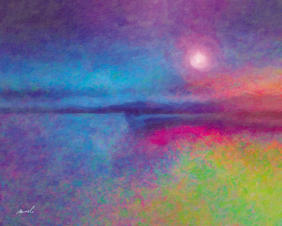 Landscape Painting - Night Dream by The Art of Marsha Charlebois