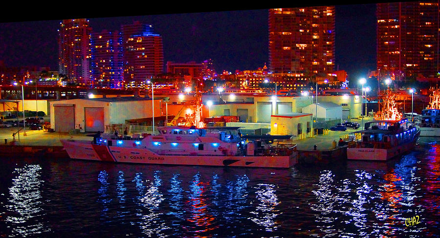 Night Duty at the Coast Guard Station Photograph by CHAZ Daugherty
