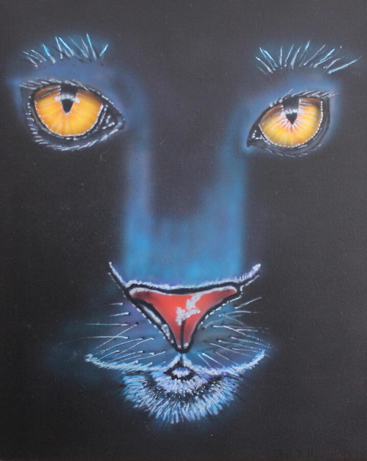 Night Eyes Painting by Bob Williams