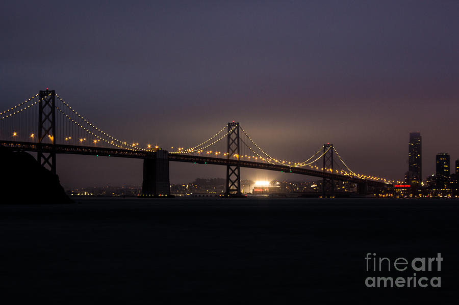 Night Falls On San Francisco Photograph by Suzanne Luft