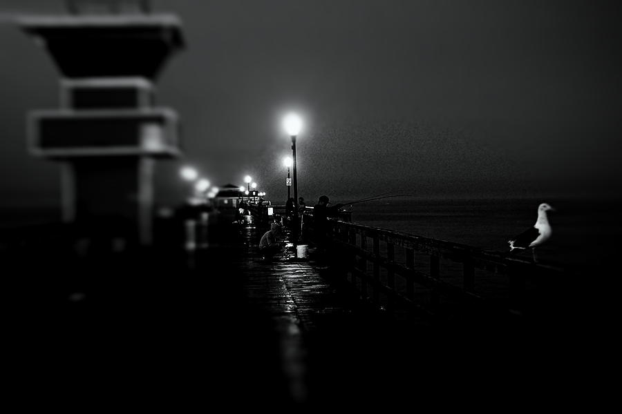 Night Fisherman Photograph by Roland Peachie - Fine Art America