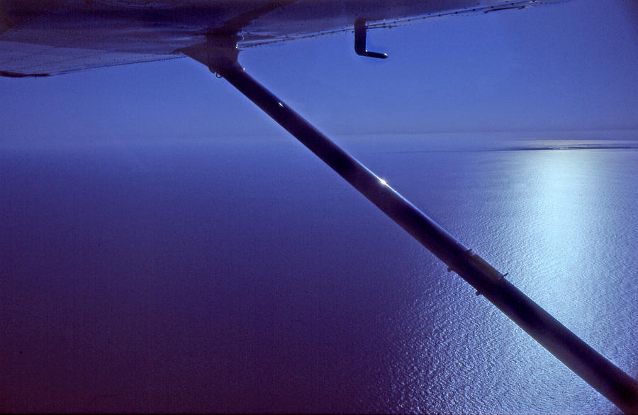 Night Flight Photograph by Mike Flynn