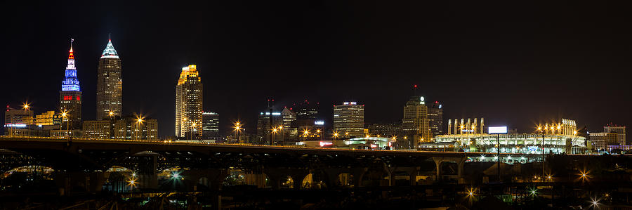 Night In Cleveland Photograph by Dale Kincaid