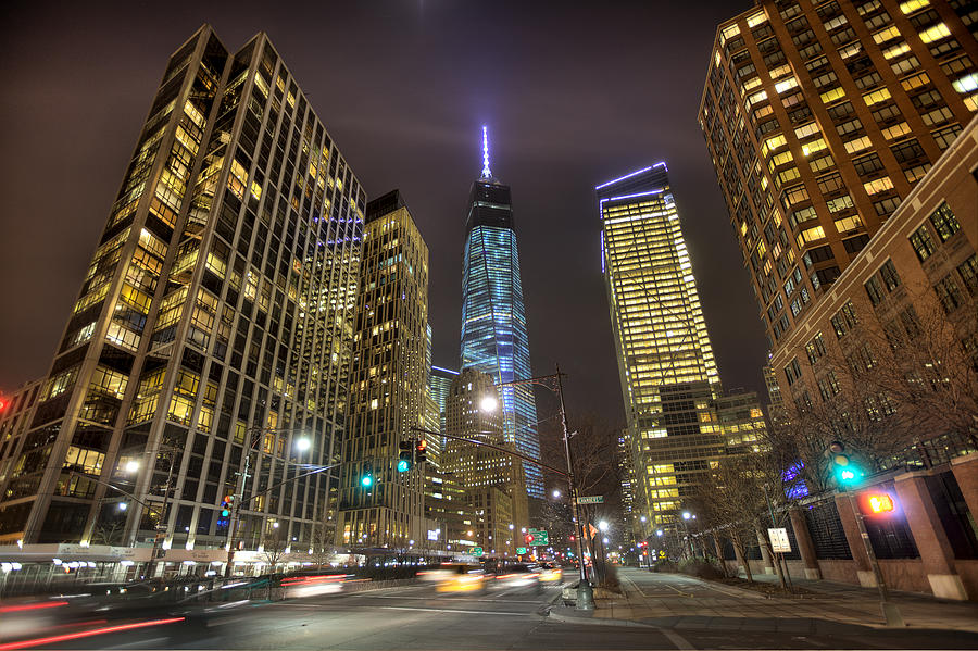 Night in New York City 1 Photograph by Al Hurley