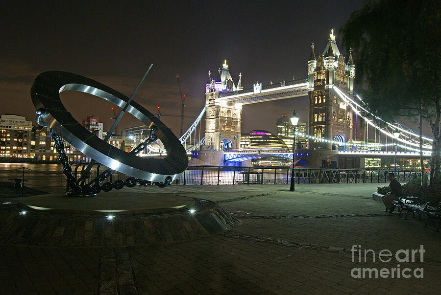 Night In The City of London Photograph by David Birchall