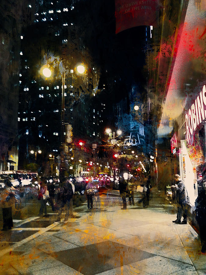 Night in the City Photograph by John Rivera