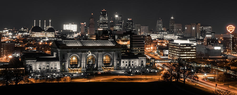 Night in the City Photograph by Ryan Heffron