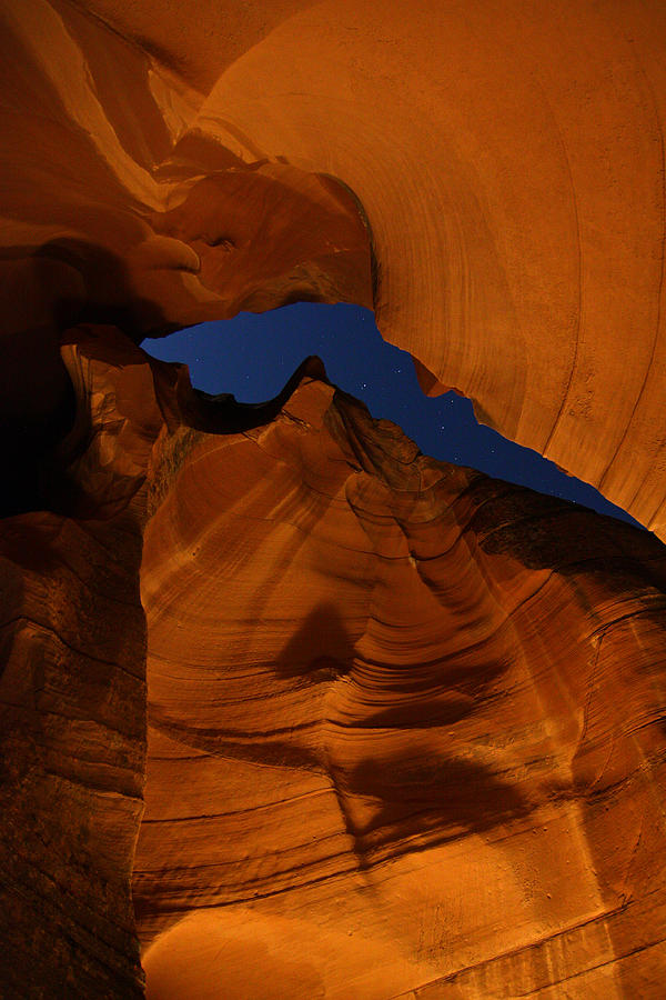 Night in Upper Antelope Slot Canyon 19 Photograph by Jean Clark