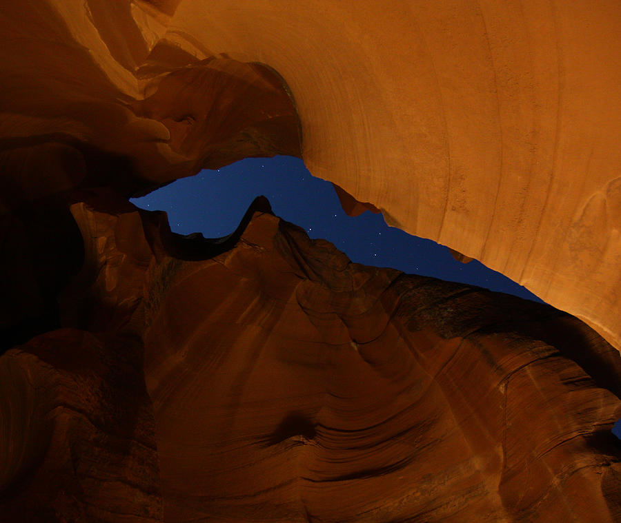 Night in Upper Antelope Slot Canyon 20 Photograph by Jean Clark