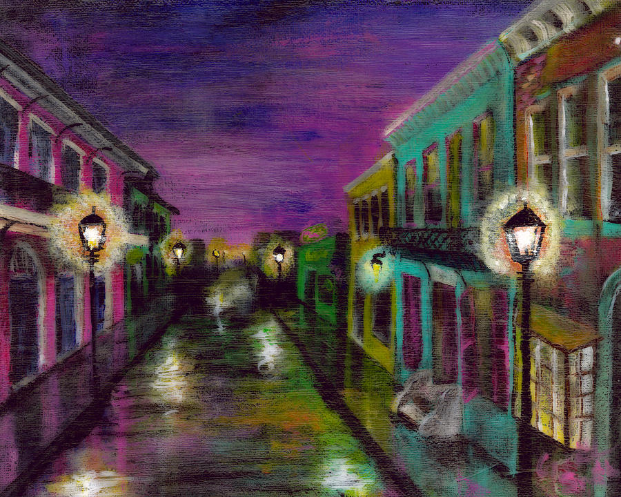 New Orleans Painting - Night Joy 2 by Gretchen  Smith