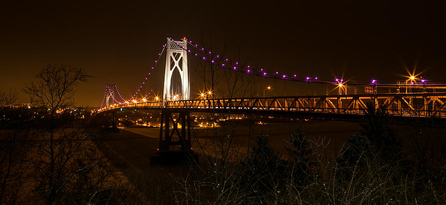 Night Light Crossing Photograph by Richard Parker | Fine Art America