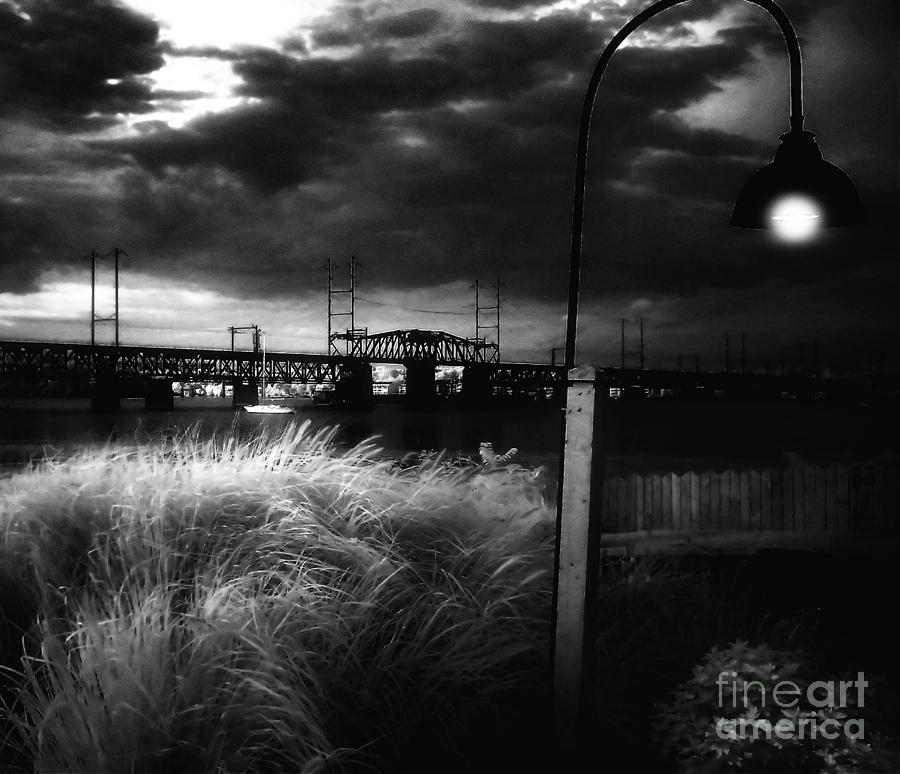 Boat Photograph - Night Light2 by Robert McCubbin