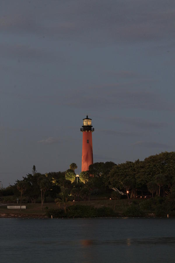 Night Lighthouse Photograph by Catie Canetti