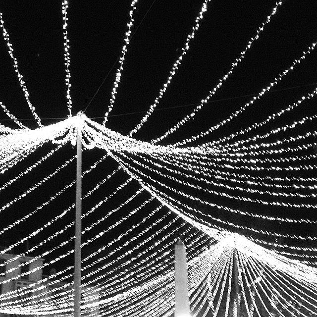 B Photograph - #night #lights In #palma #mallorca by Balearic Discovery