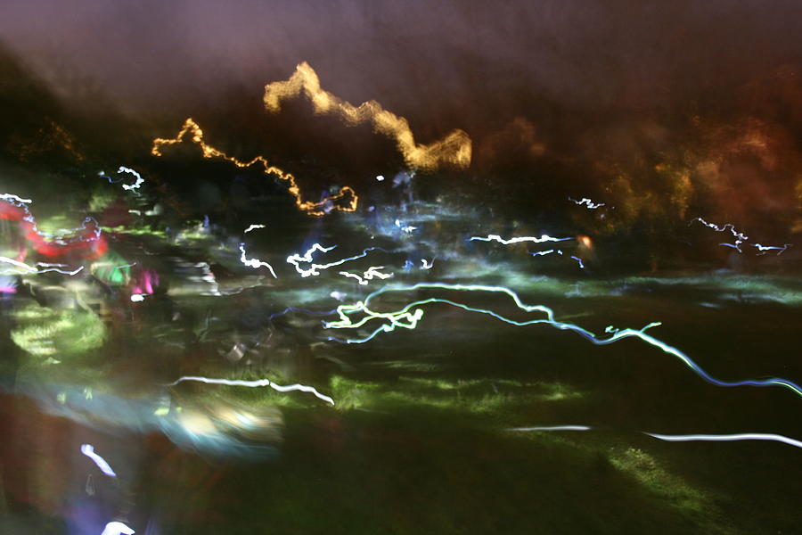 Abstract Photograph - Night Lights by John Steadman