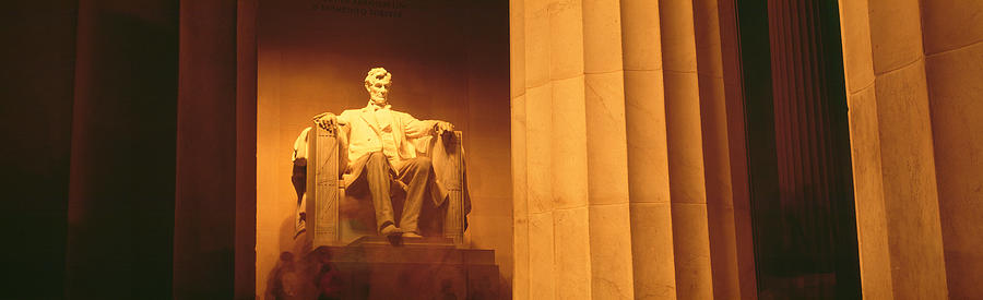 Night, Lincoln Memorial, Washington Dc Photograph by Panoramic Images