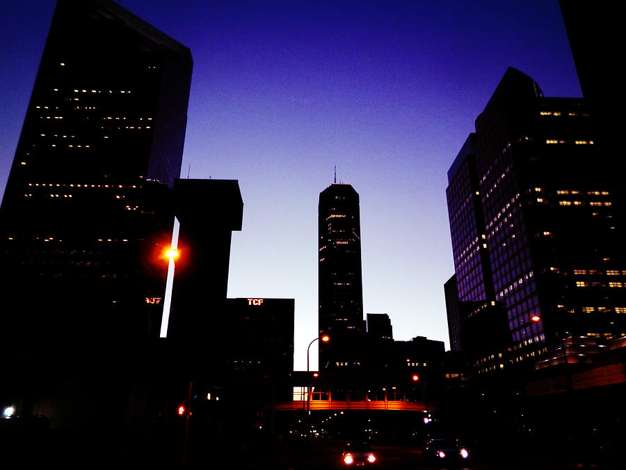 Night Of Minneapolis Photograph by Zinvolle Art
