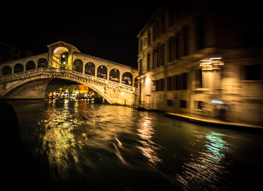 Night on the Grand Canal Photograph by Weir Here And There